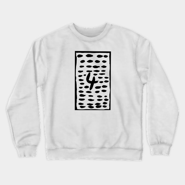 The number four Crewneck Sweatshirt by the_spiritual_view